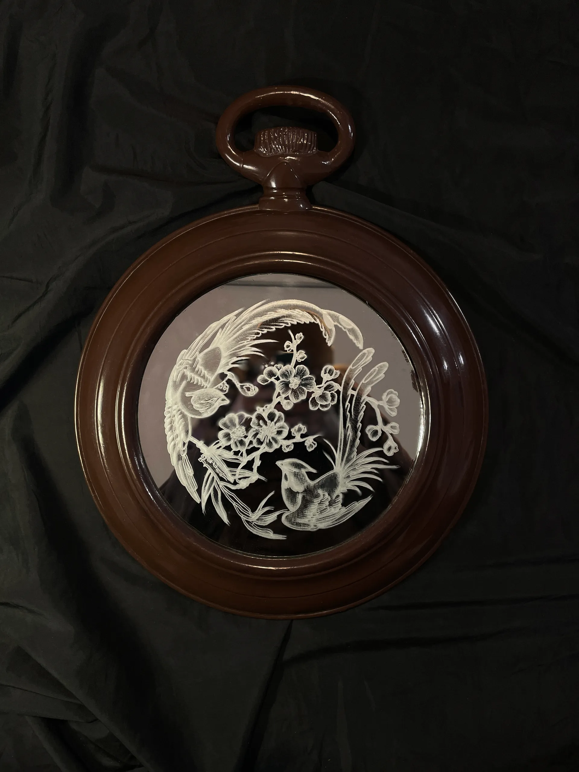Engraved pocket watch